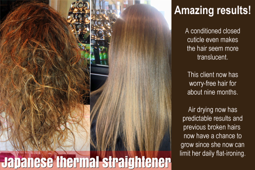 Thermal shop reconditioning hair